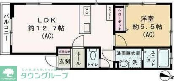 Comfort Residenceの物件間取画像